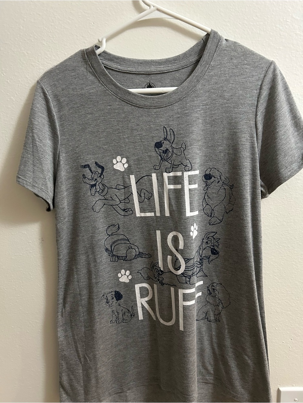 Disney Gray 'Life Is Ruff' Small Pets T-Shirt